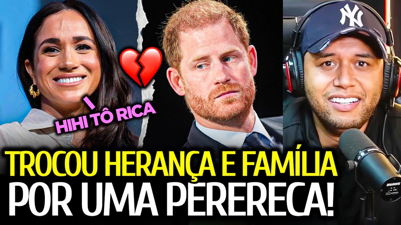 PRÍNCIPE HARRY E O DIVÓRCIO MAIS ÓBVIO DE TODOS OS TEMPOS: PETECA QUE CUSTOU 500 MILHÕES