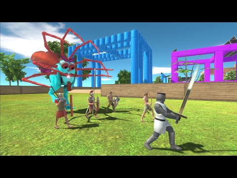 Escape from COLORFUL ALIEN | Escape From Monster - Animal Revolt Battle Simulator