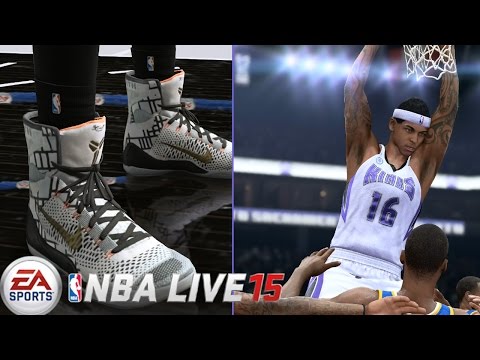 NBA Live 15 Rising Stars Gameplay: NBA Draft/Debut! Dunking on Harrison Barnes!