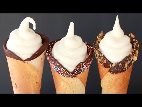 Homemade Soft Serve Ice Cream (No Machine) - Gemma's Bigger Bolder Baking Ep  128