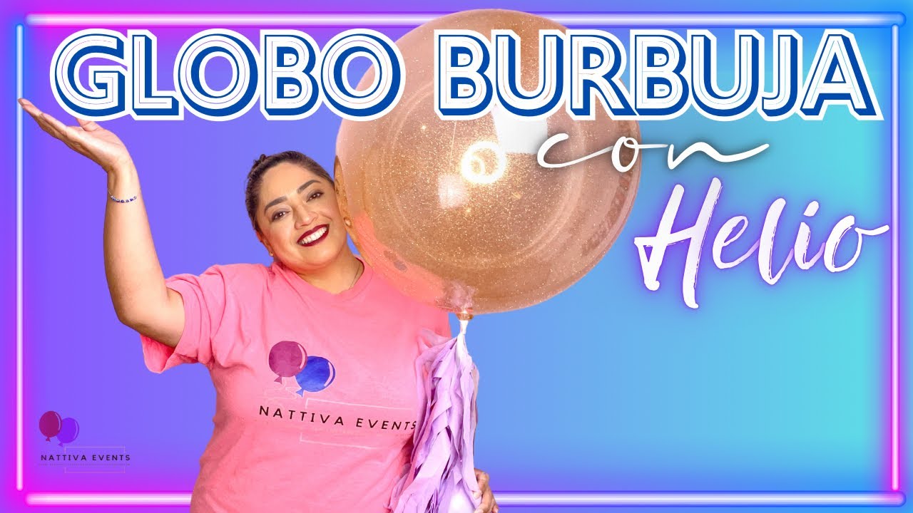 Bubble balloon with helium, confetti and paper garland🎈 Bubble balloon with helium ‼️