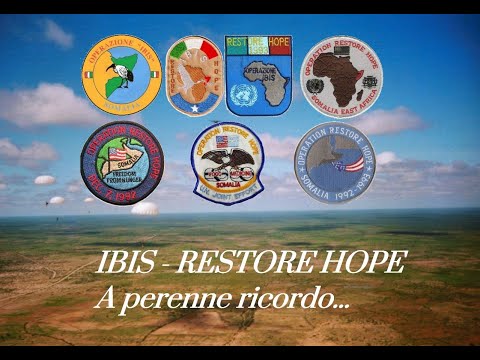 IBIS-Restore Hope - Onore e ricordo per i caduti. La Folgore in Somalia.