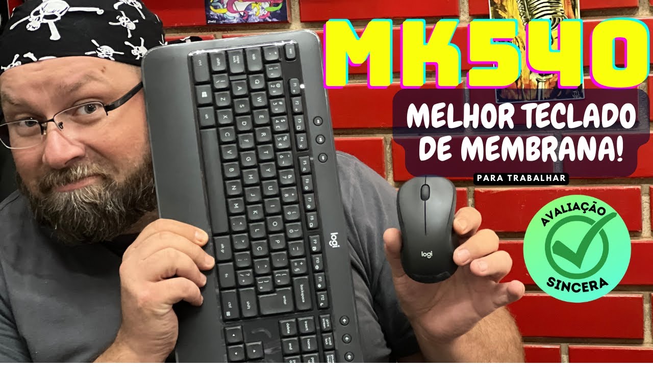 LOGITECH MK540 O MELHOR TECLADO DE MEMBRANA PARA TRABALHO