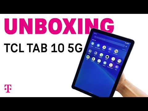 TCL TAB 10 5G Unboxing: Large Screen Entertainment Tablet | T-Mobile