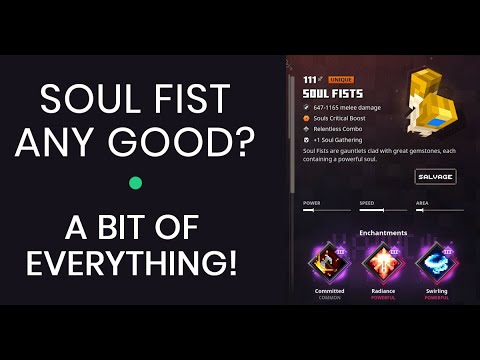 SOUL FISTS with Perfect Enchantments - Any Good? | Minecraft Dungeons