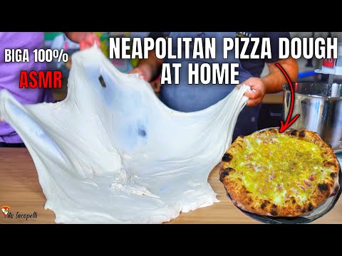 Pizza Dough With Biga 24 hours Fermented - Ultimate Full Process