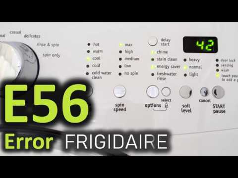 E56 Error Code SOLVED!!! Frigidaire Front Load Washer Washing Machine ES6