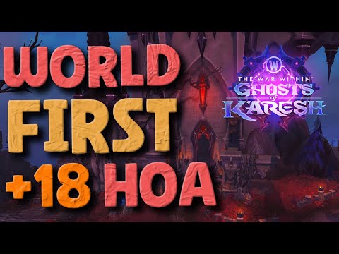 World First +18 Halls of Atonement (INSANE LUCK)  - Rank 1 Ele Shaman PoV - Patch 11.2 - Season 3