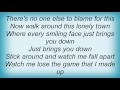 Hard-Fi - Watch Me Fall Apart Lyrics