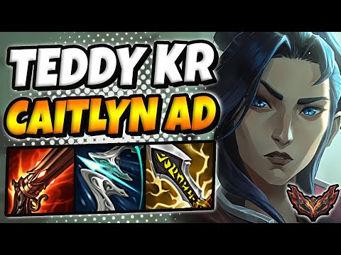 Caitlyn vs Vayne ADC [ Teddy ] Patch 12.10 Korea Grandmaster ✅