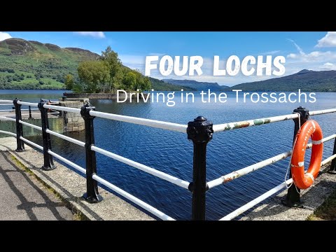 Driving in the Trossachs | 3 Lochs forest drive | Stronachlachar | Inversnaid #scotland #driving