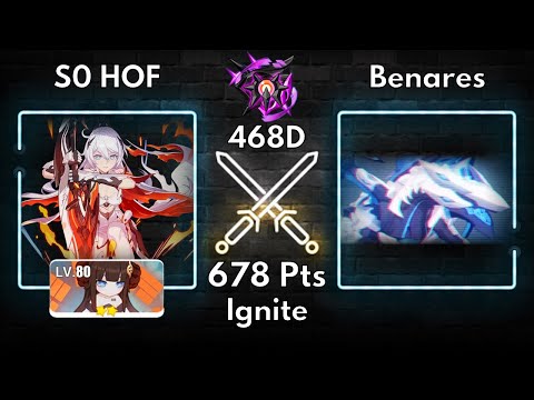 HI3 SEA EX Abyss | Nirvana 468D Ignite Benares 678+ Pts (SS CN SSS RC S0 HOF) Fuxi 2*