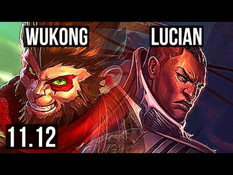 WUKONG vs LUCIAN (TOP) | 3.9M mastery, 2100+ games, Legendary, 14/5/17 | KR Master | v11.12