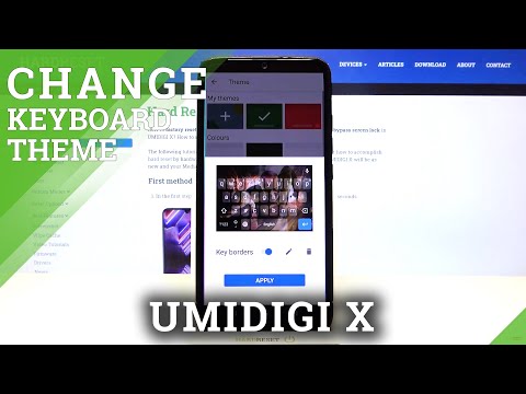 How to Change Theme of Keyboard in Umidigi X – Appy Colorful Keyboard