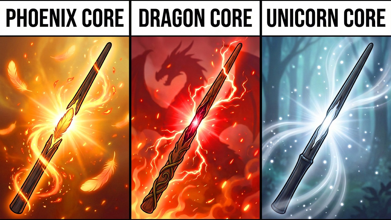 Every WAND Core and Wood Meaning EXPLAINED