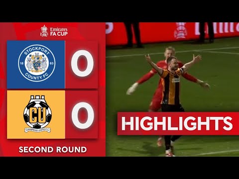 Cambridge Win Shootout | Stockport County 0-0 Cambridge (4-5 Pens) | Emirates FA Cup 2025-26