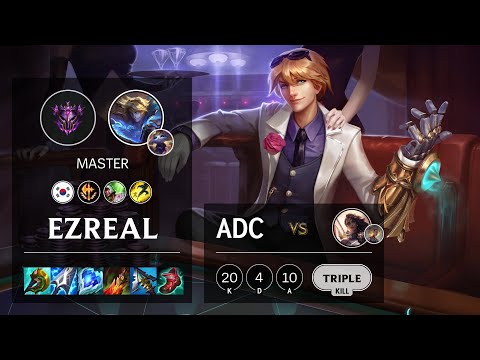 Ezreal ADC vs Samira - KR Master Patch 11.12