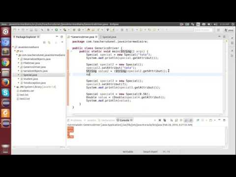 JAVA Intermédiaire 1 Introduction
