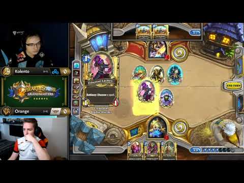 3分でわかるハースストーングランドマスターズS2Week2 Kolento(マーロックパラディン) vs Orange(クエストシャーマン)