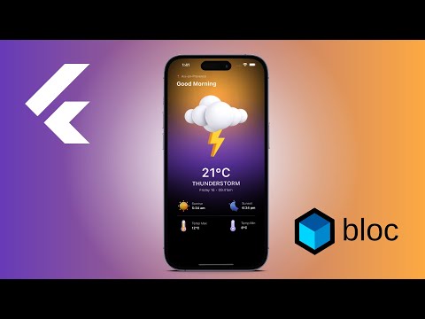 Weather App • FLUTTER - BLOC & API Tutorial for Beginners 🔥