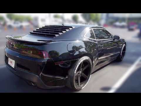 2015 Chevrolet Camaro 20x10.5 all around 275-40-20 front and 315-35-20 tires lowered 1.5