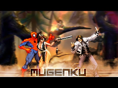 Spider vs Ninja! Spiderman vs Mai Phoenix. Street Fighter MUGEN Multiverse
