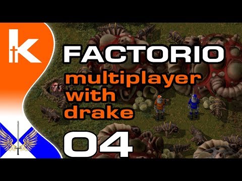 Factorio 0.16 Multiplayer | Belts and Biters with Drake | Ep 4