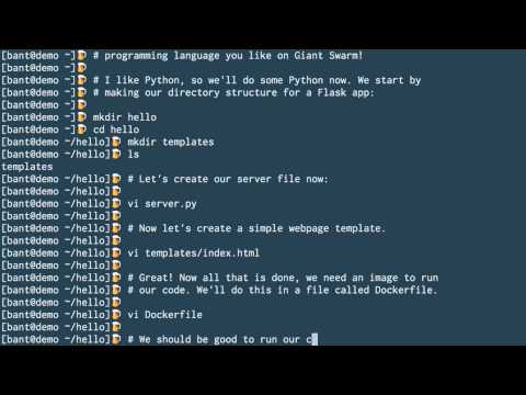 Getting Started with Giant Swarm