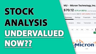 Micron Stock Analysis | Undervalued Now? Intrinsic Valuation!