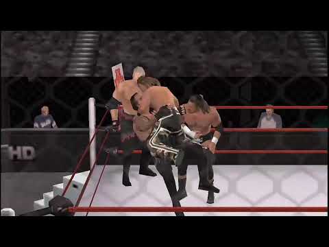 BROTHERS OF DESTRUCTION VS DX HELL IN CELL CAGE MATCH