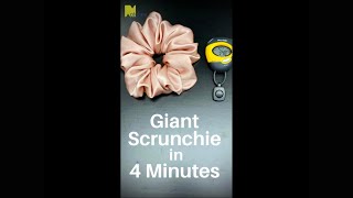 How to make a Giant Scrunchie FAST - Easy DIY scrunchie business #shorts