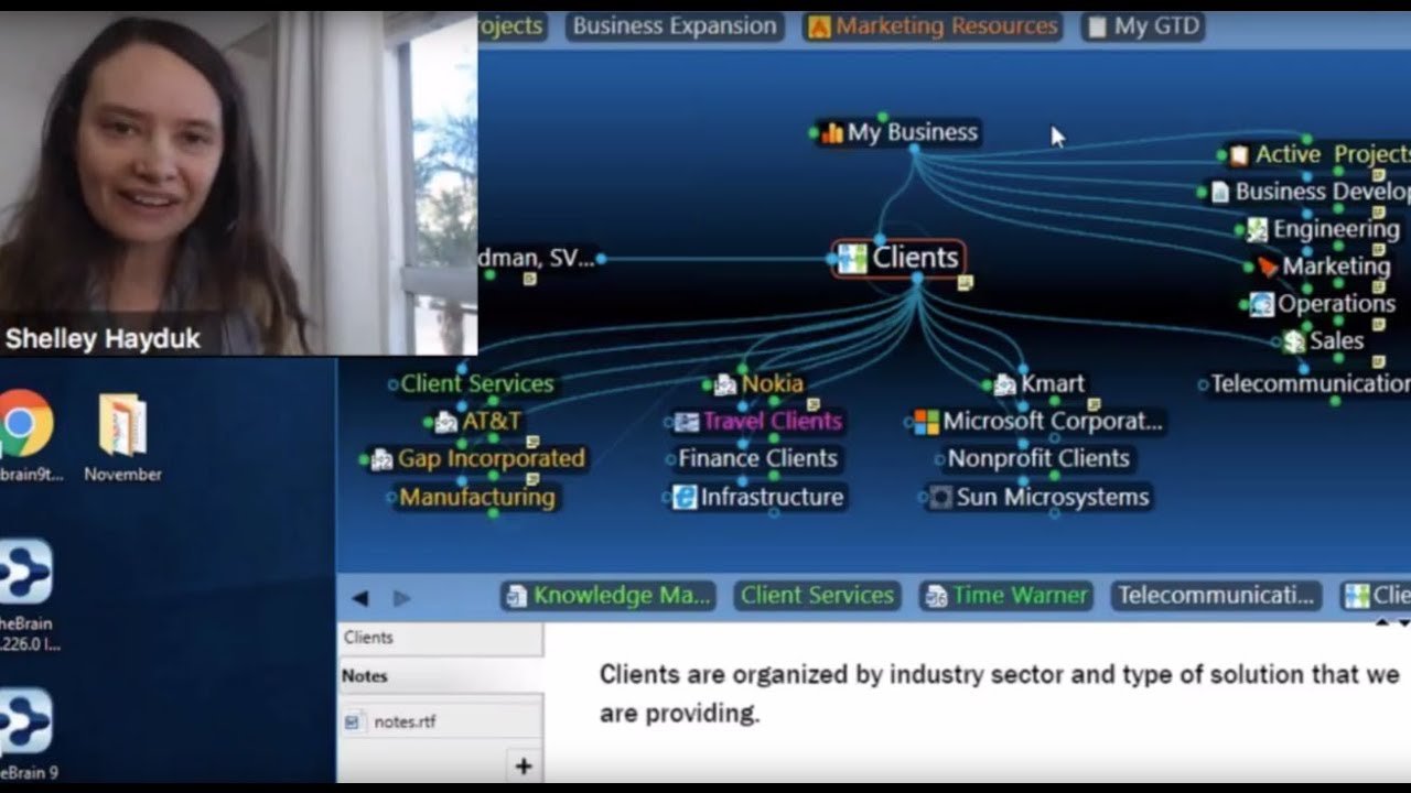 Using TheBrain for Visual File Management