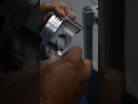 Pistons detailed by hand at our facility