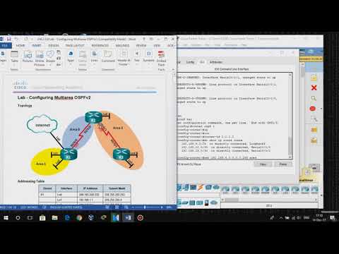Lab-6.2.3.8-Configuring Multiarea OSPFv2