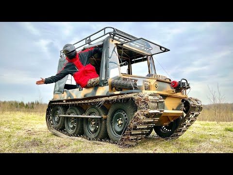Insane offroading on the newest tracked vehicle Tourist!