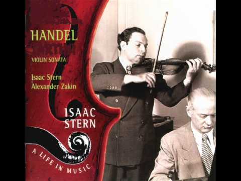 Händel-Violin Sonata in D Major Op. 1 No. 4 HWV371: IV (Cmplete)