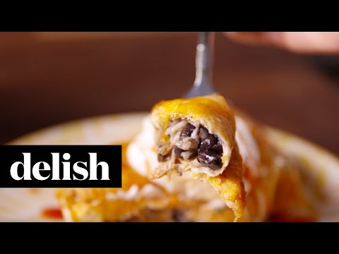 Cheesy Baked Burritos | Delish