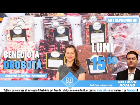 Benedicta Drobotă - antreprenorul care a deschis o afacere cu ciocolata