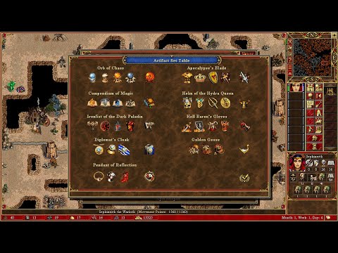 Third Upgrades mod update with Combo artifacts table and Warlords banner workshop - Heroes 3 mod
