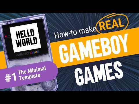Making your first Game - How to make Game Boy Games with GBDK 2020