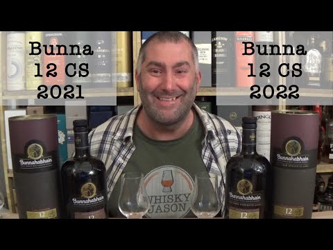 Bunnahabhain 12 Cask Strength 2022 mit 56.6% gegen Bunnahabhain 12 Cask Strength 2021 mit 55.1%