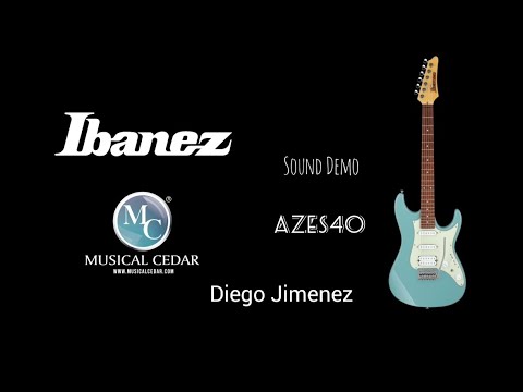 IBANEZ AZES AZ Series  Sound Demo ( no talking )