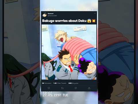 Bakugo worries about Deku 😱💥 | #myheroacademia #edit #amv #mha #anime