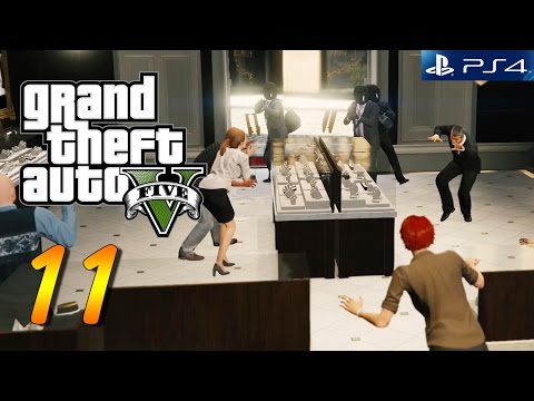 GTA 5 PS4 Gameplay Walkthrough Part 11 (First Person)