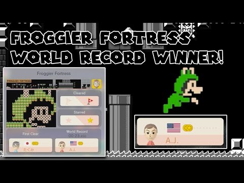 Super Mario Maker - Froggier Fortress World Record Announced!