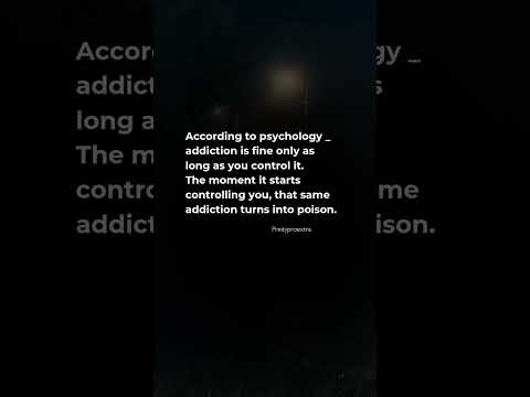 When Addiction Becomes Poison | Psychology Fact#Psychology #Addiction #LifeLessons #MindPower