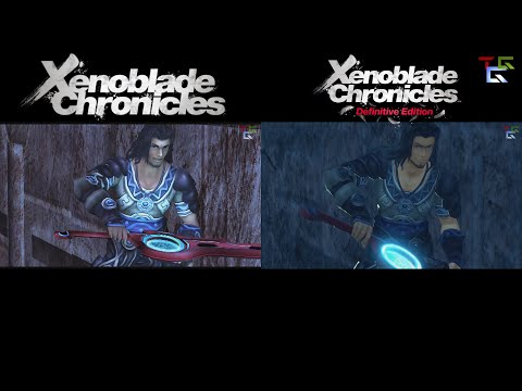 Full Intro Cutscene/Title Card:  Xenoblade Chronicles vs Xenoblade Chronicles Definitive Edition