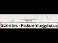 451 Es Főút Routes 45 451 From Szentes To Kiskunfélegyháza July 1 2019