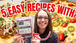 Ground Beef 5 Ways! One Ingredient, Five Totally Different Dinners