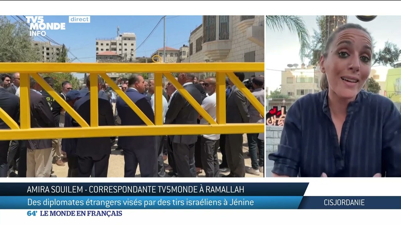 Cisjordanie : des diplomates visés par des tirs israéliens